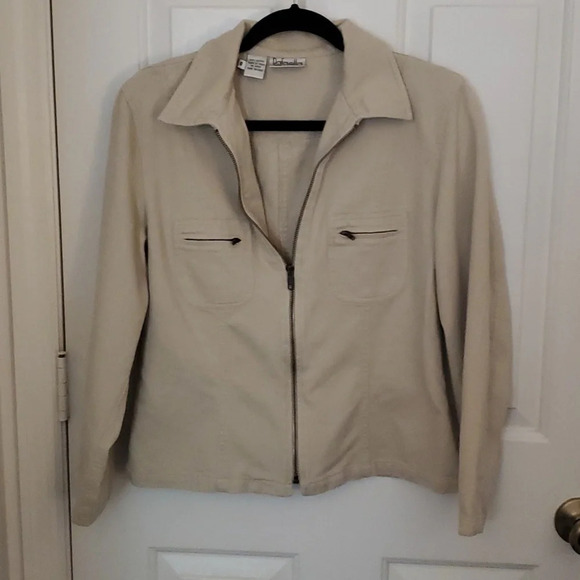 Rafaella Womens Zipper Up Jacket - Picture 1 of 9